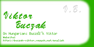 viktor buczak business card